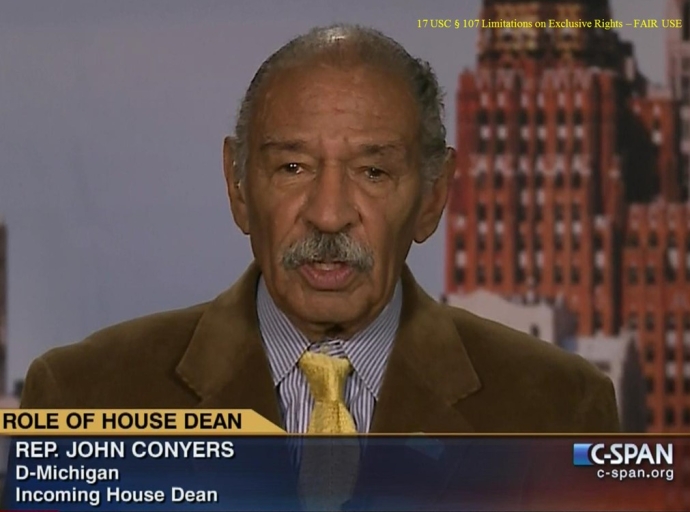 08/02/2008 Letter To United States Representative John Conyers