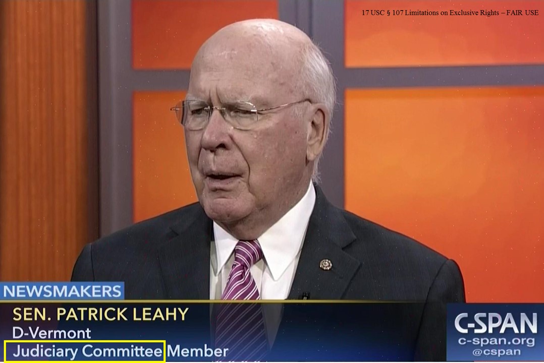 08/20/2008 Letter To United States Senator Patrick Leahy