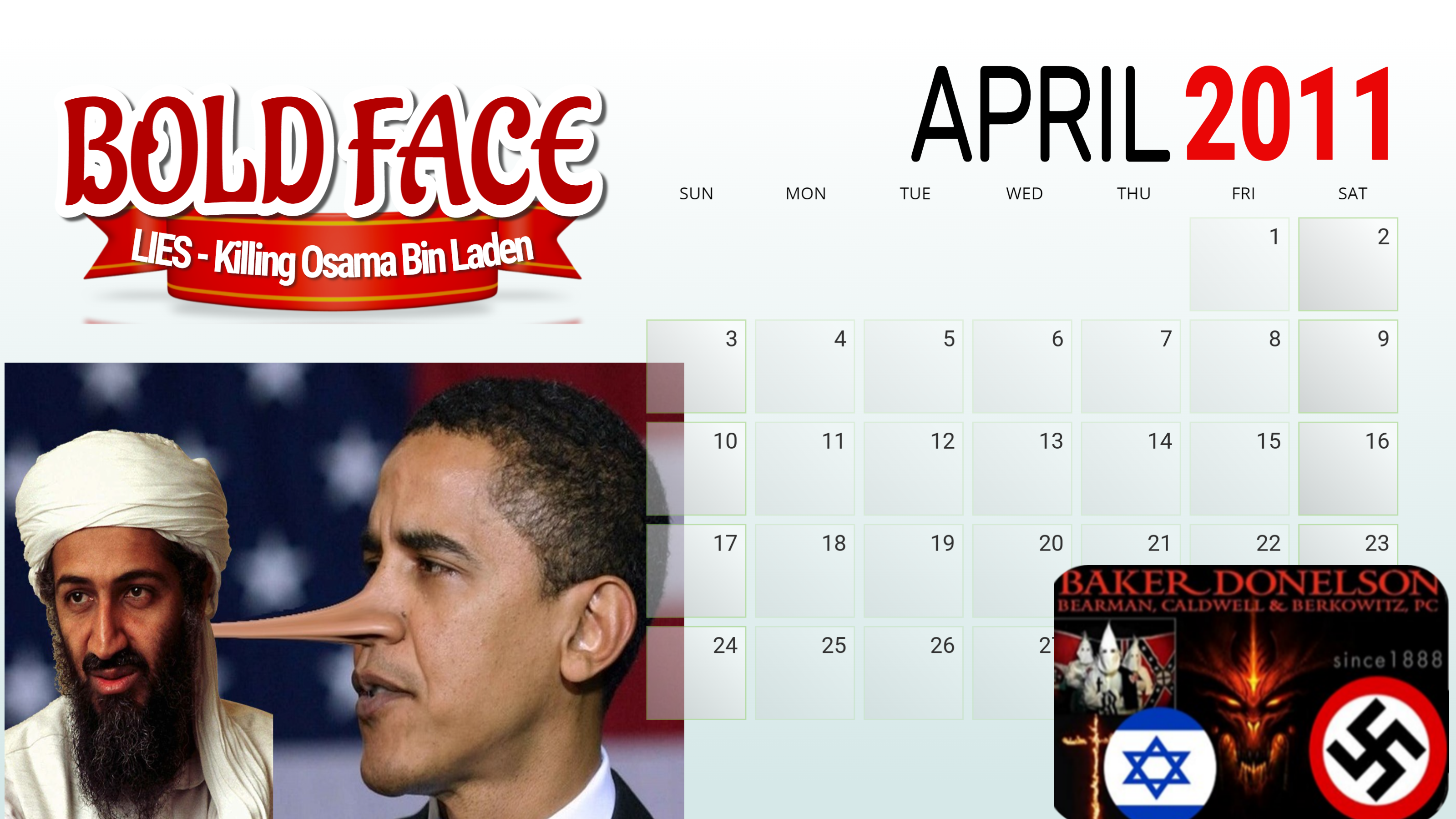 April 2011 Calendar Of Events