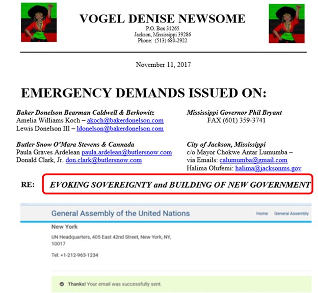 11/11/2017 NOTIFICATION Evoking Sovereignty and Building NEW Government