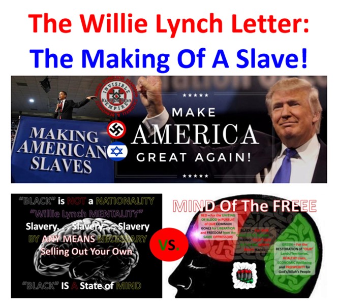 Willie Lynch Letter - The Making Of A Slave