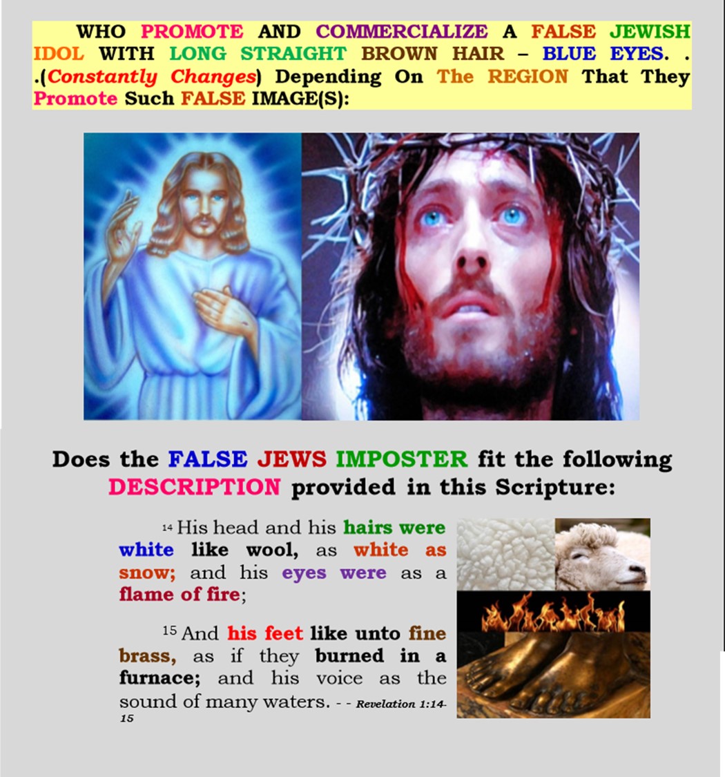 Revelation 3 9 FAKE Jews JESUS Idol