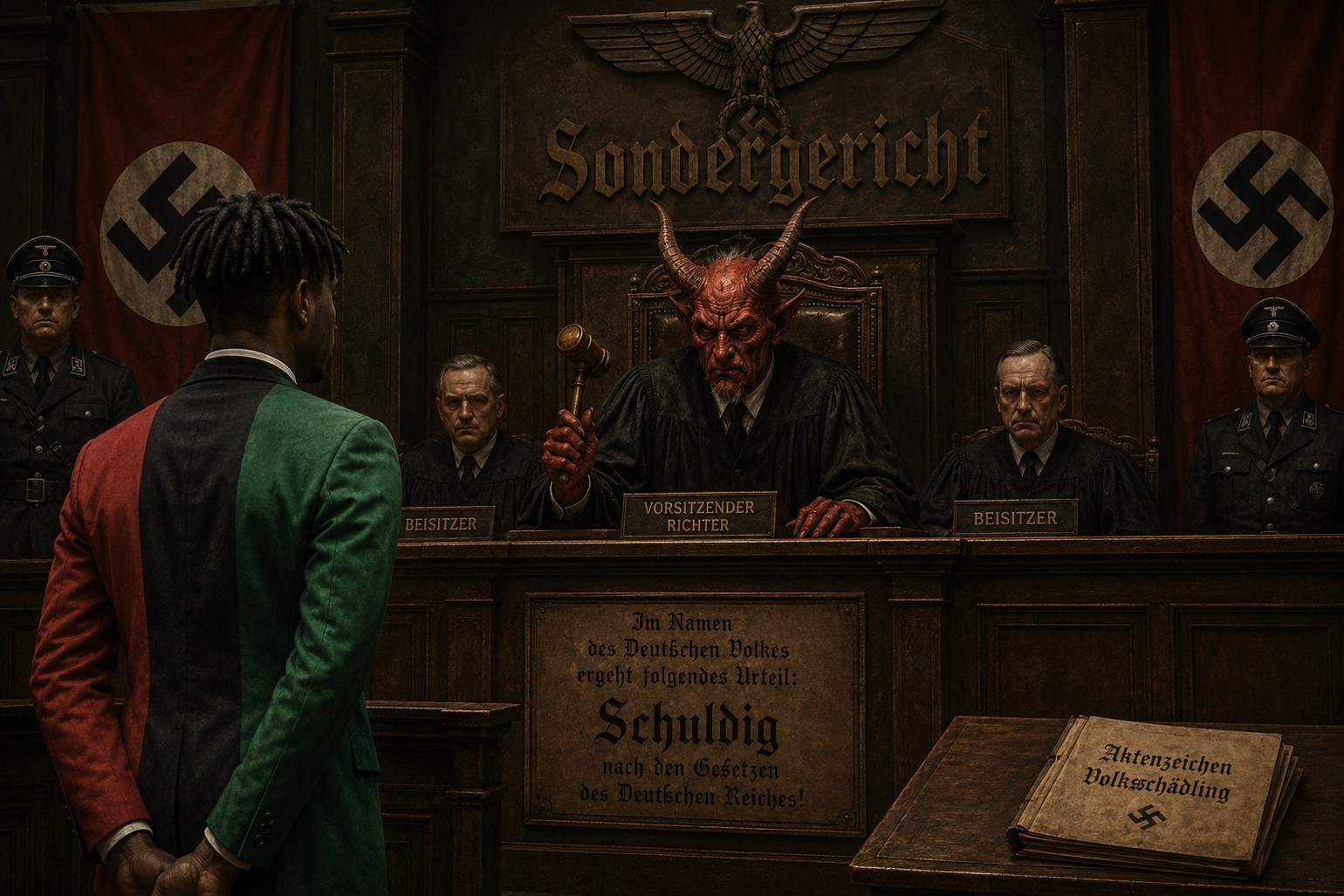 Sondergericht Court BLACK Indians BANNED