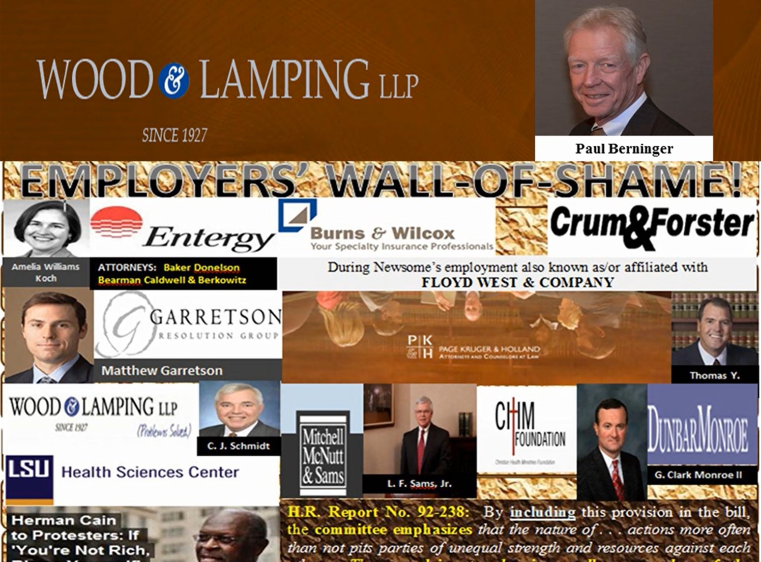 Wood Lamping Employer Wall Of Shame