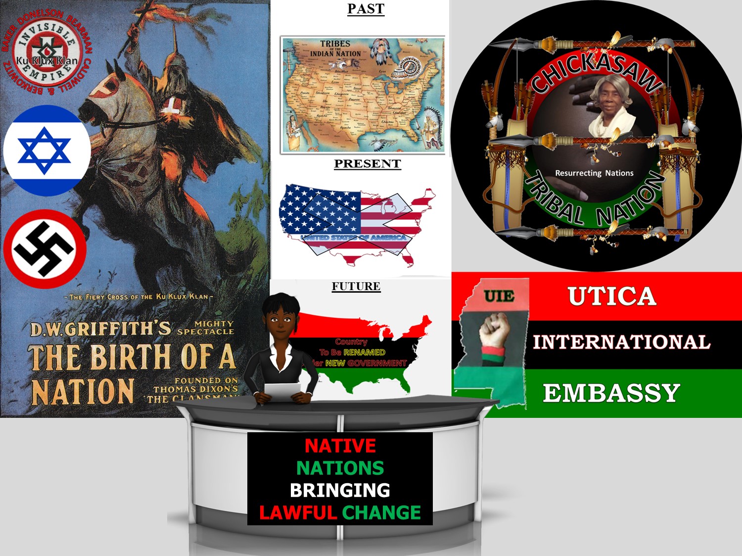Nazis Zionists BIRTHING Of A NATION vs CTN UIE
