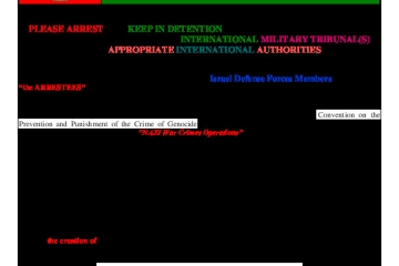 Document: [Arrest-Warrant-For-ISRAEL-DEFENSE-FORCES]