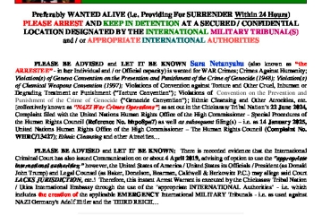 Document: [Arrest-Warrant-For-SARA-NETANYAHU]