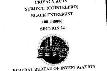 Document: [FBI CoIntelPro Against BLACK Extremists Section 24]