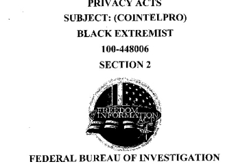 Document: [FBI CoIntelPro Against BLACK Extremists Section 02]